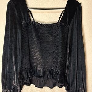 Pants Store Velvet Top